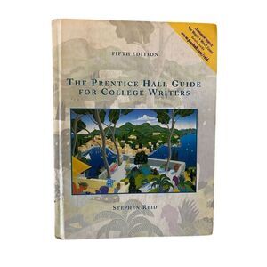 The Prentice Hall Guide For College Writers 5th Edition Hardcover Book